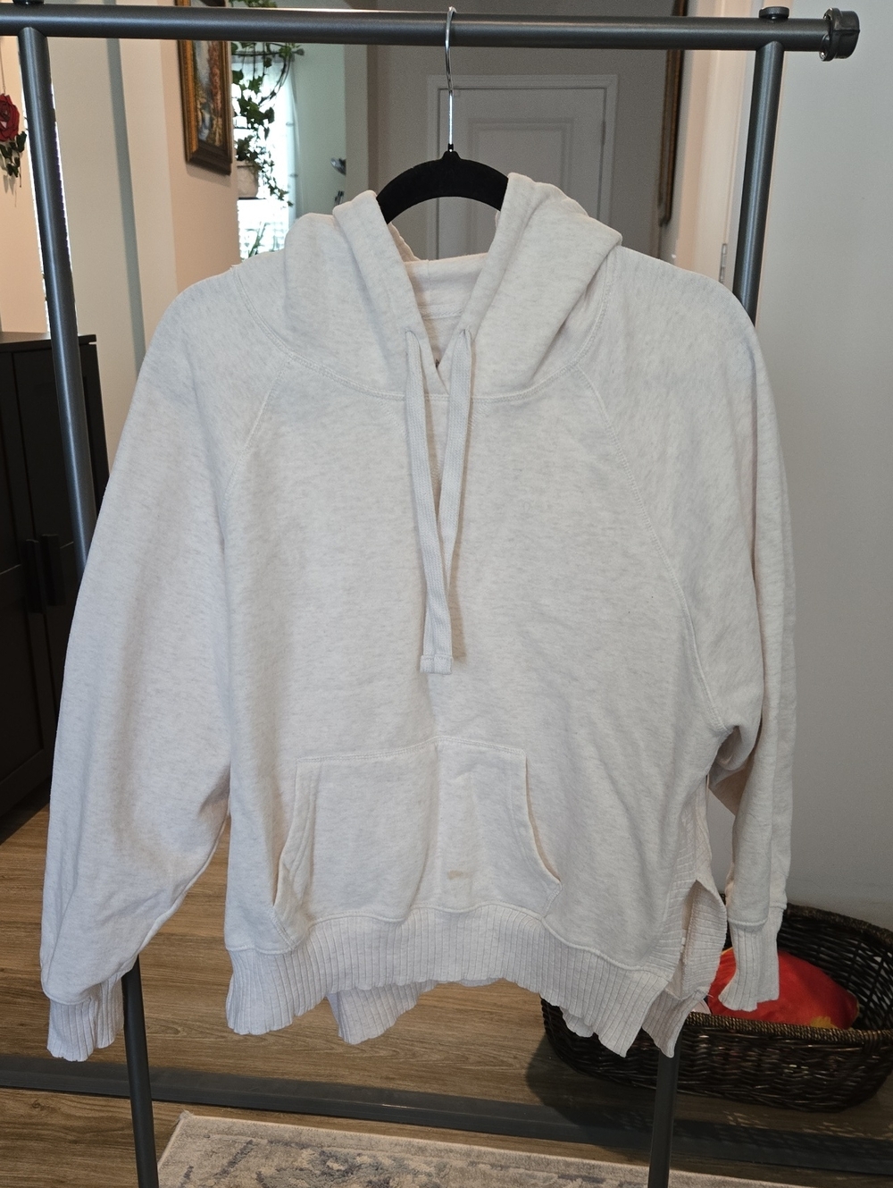 Ultra Flirt Light Cream Hooded Pullover